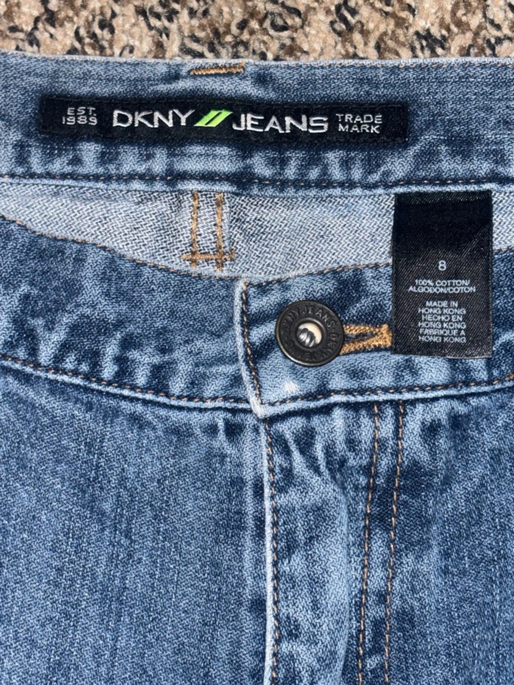 DKNY Vintage/Y2K Bootcut Jeans – Medium Wash Denim - Picture 7 of 7